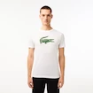 Pánské tričko Lacoste  Big Logo Core Performance T-Shirt White/Green M