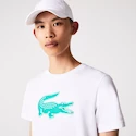 Pánské tričko Lacoste  Core Performance Light White/Green L