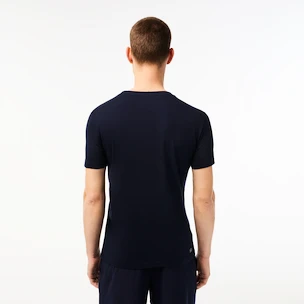 Pánské tričko Lacoste  Core Performance Navy/White L