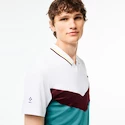 Pánské tričko Lacoste  Medvedev New York Day Polo White/Limeira