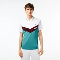 Pánské tričko Lacoste  Medvedev New York Day Polo White/Limeira