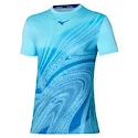 Pánské tričko Mizuno  Charge Shadow Graphic Tee Blue Glow