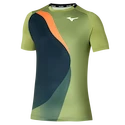 Pánské tričko Mizuno  Release Shadow Graphic Tee Calliste Green