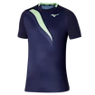 Pánské tričko Mizuno  Release Shadow Graphic Tee Evening Blue