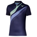 Pánské tričko Mizuno  Release Shadow Polo Evening Blue XXL