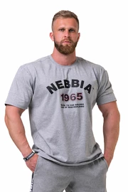 Pánské tričko Nebbia 1965 Golden Era T-shirt 192 light grey