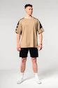 Pánské tričko Nebbia  Oversized T-shirt LIFTING CLUB Light Brown