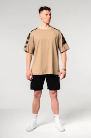 Pánské tričko Nebbia Oversized T-shirt LIFTING CLUB Light Brown