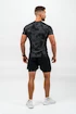 Pánské tričko Nebbia Performance+ Camouflage Compression T-shirt MAXIMUM black