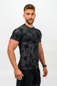 Pánské tričko Nebbia Performance+ Camouflage Kompression T-Shirt FUNCTION black