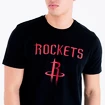 Pánské tričko New Era  NBA Houston Rockets Black