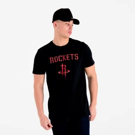 Pánské tričko New Era NBA Houston Rockets Black