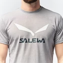 Pánské tričko Salewa  Solidlogo Dri-Release Heather Grey