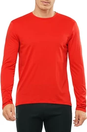 Pánské tričko Salomon  Agile LS Tee red