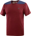 Pánské tričko Salomon  Outline SS Tee Cabernet XL