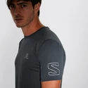 Pánské tričko Salomon  XA Trail Tee M Ebony