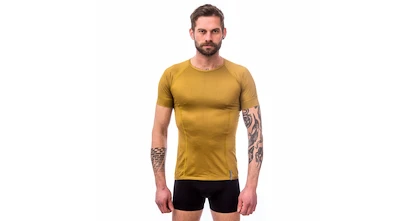 Pánské tričko Sensor  Coolmax Mesh Mustard S