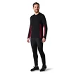 Pánské tričko Smartwool  Merino Sport 150 Long Sleeve Crew Red/Black