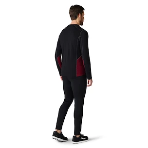 Pánské tričko Smartwool  Merino Sport 150 Long Sleeve Crew Red/Black