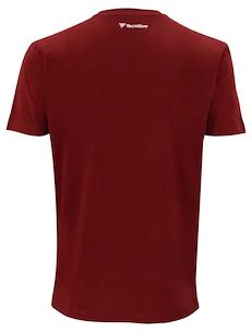 Pánské tričko Tecnifibre  Club Cotton Tee Cardinal