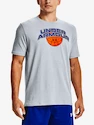 Pánské tričko Under Armour  BBALL BRANDED WRDMRK SS-GRY L