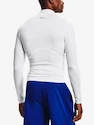 Pánské tričko Under Armour HeatGear Comp Mock LS-WHT