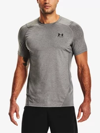 Pánské tričko Under Armour HeatGear Fitted SS Grey