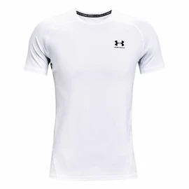 Pánské tričko Under Armour HeatGear Fitted SS White