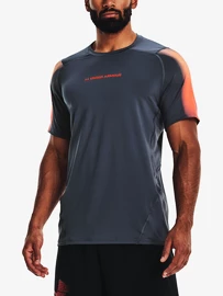 Pánské tričko Under Armour HeatGear Nov Fitted SS-GRY