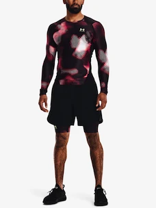 Pánské tričko Under Armour  IsoChill Prtd Comp LS-BLK