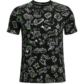 Pánské tričko Under Armour Run Ur Face Off Print SS Black