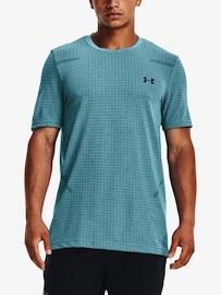 Pánské tričko Under Armour Seamless Grid SS-BLU