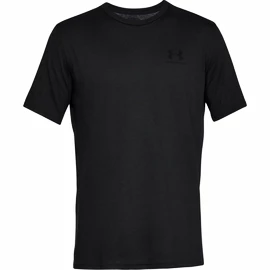 Pánské tričko Under Armour Sportstyle Left Chest SS Black