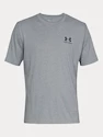 Pánské tričko Under Armour  Sportstyle Left Chest Ss Grey