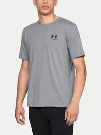 Pánské tričko Under Armour Sportstyle Left Chest Ss Grey