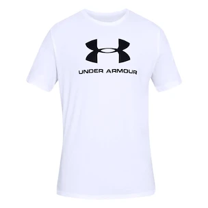 Pánské tričko Under Armour  SPORTSTYLE LOGO SS White