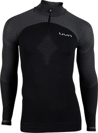 Pánské tričko UYN Running Alpha OW Shirt LS Zip Up black/grey