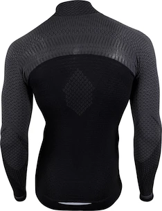 Pánské tričko UYN  Running Alpha OW Shirt LS Zip Up black/grey S