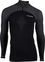 Pánské tričko UYN  Running Alpha OW Shirt LS Zip Up black/grey S