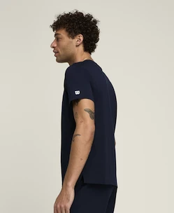 Pánské tričko Wilson  M  Team Graphic Tee Classic Navy