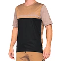 Pánský cyklistický dres 100%  Airmatic Jersey Caramel/Black L