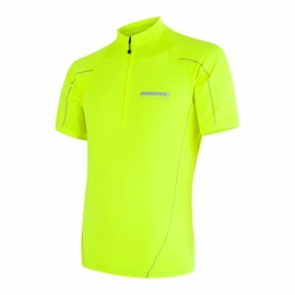 Pánský cyklistický dres Sensor Cyklo Entry Neon Yellow