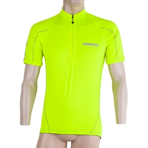 Pánský cyklistický dres Sensor  Cyklo Entry Neon Yellow S