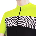 Pánský cyklistický dres Sensor  Cyklo Miles Black/Neon Yellow