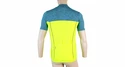 Pánský cyklistický dres Sensor  Cyklo Motion Blue/Neon Yellow