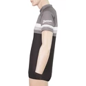 Pánský cyklistický dres Sensor  Cyklo Summer Stripe Black/Grey