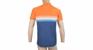 Pánský cyklistický dres Sensor  Cyklo Summer Stripe Blue/Orange