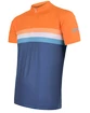 Pánský cyklistický dres Sensor  Cyklo Summer Stripe Blue/Orange