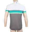 Pánský cyklistický dres Sensor  Cyklo Summer Stripe Grey/Green