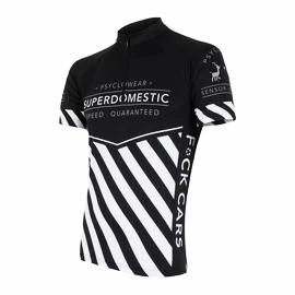 Pánský cyklistický dres Sensor Cyklo Superdomestic Black